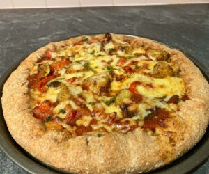 Homemade Leftovers Pizza