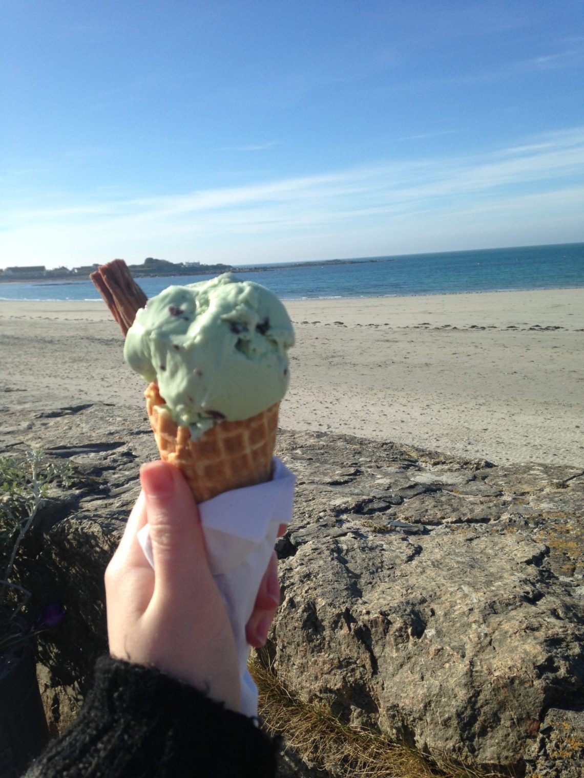 Ice cream by the sea