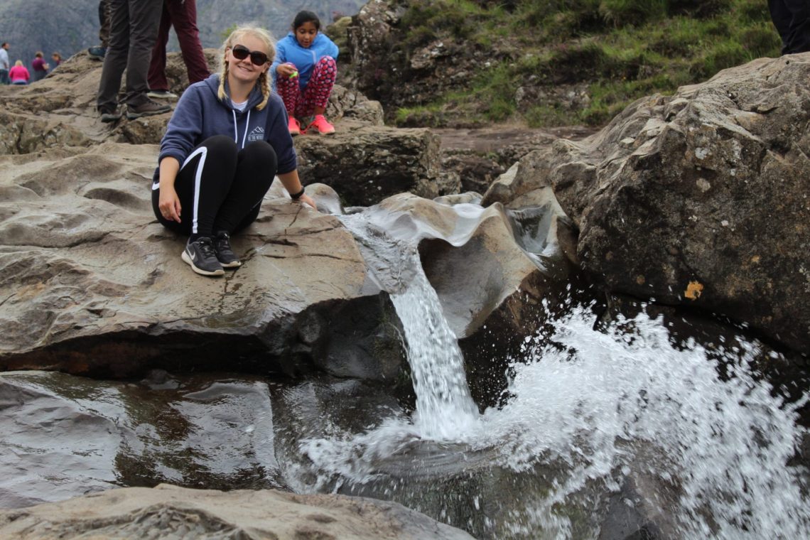 The crashing of water through these rivers and miniature falls has created some unique water features.