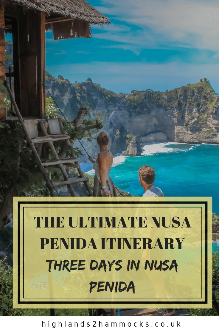 Nusa Penida Itinerary Pinterest Image