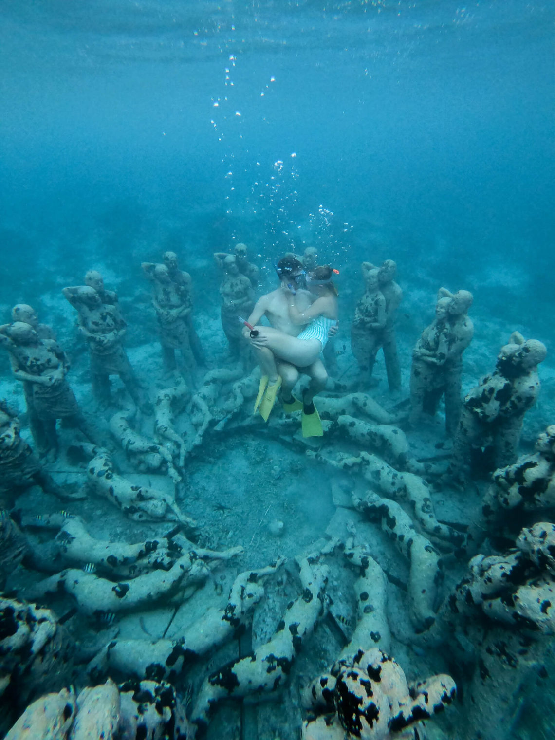 Underwater Statues at Gili Meno