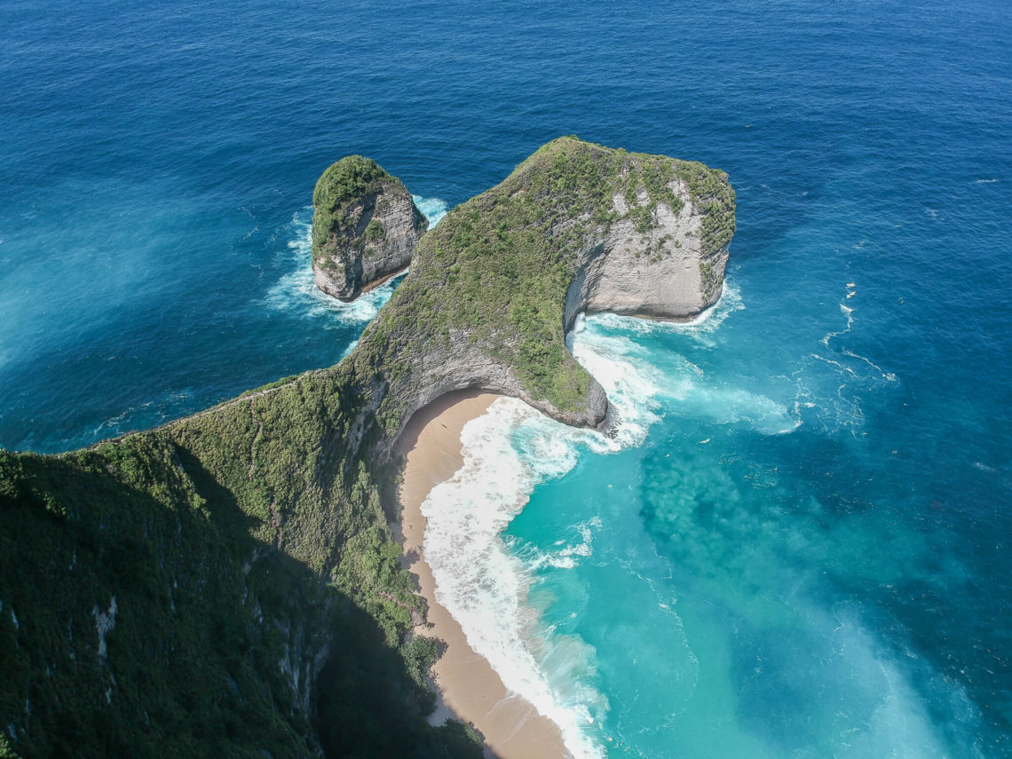 Drone photo of Klingking Beach