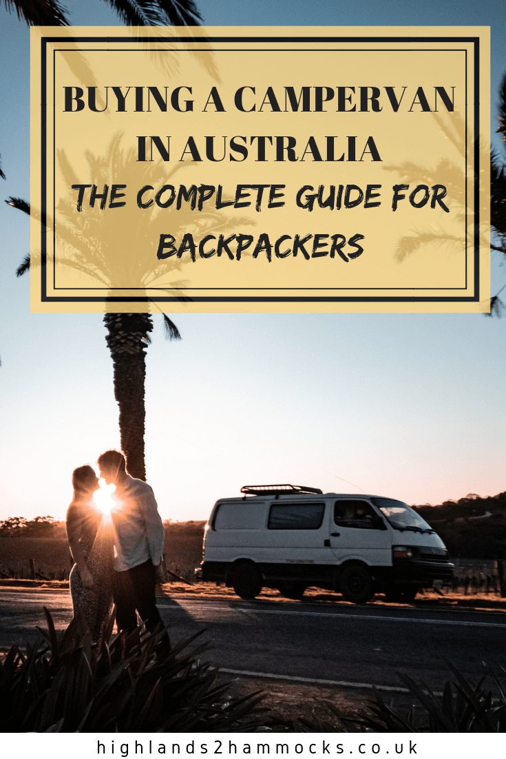 Buying a campervan in Australia Pinterest Image 