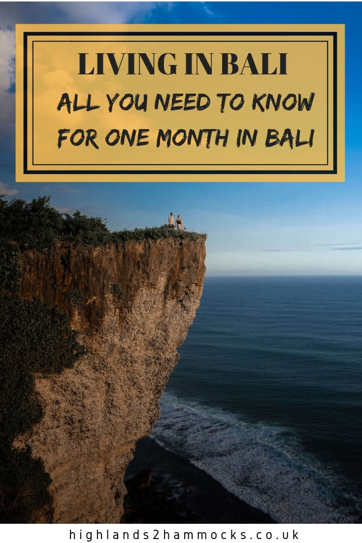 Living in bali pinterest image