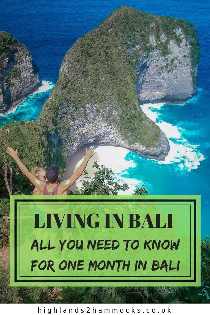 Living in bali pinterest image