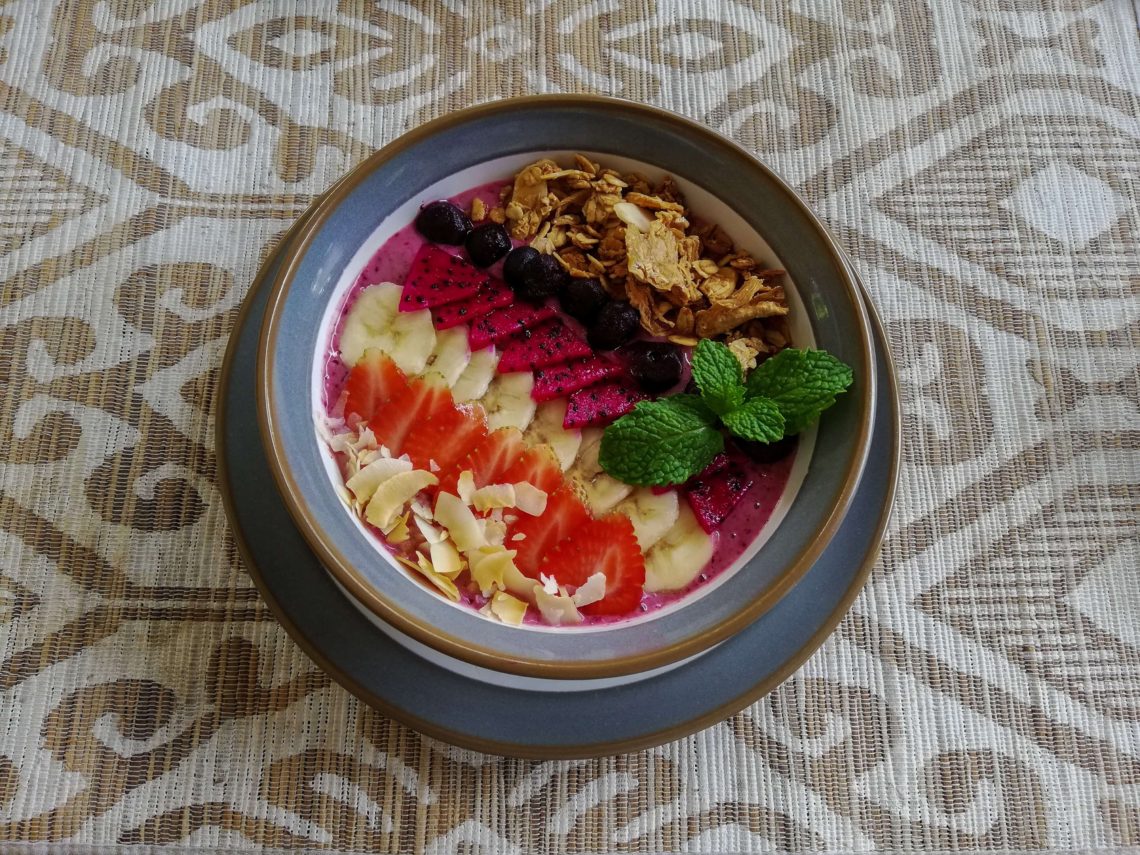 Bali's famous smoothie bowls