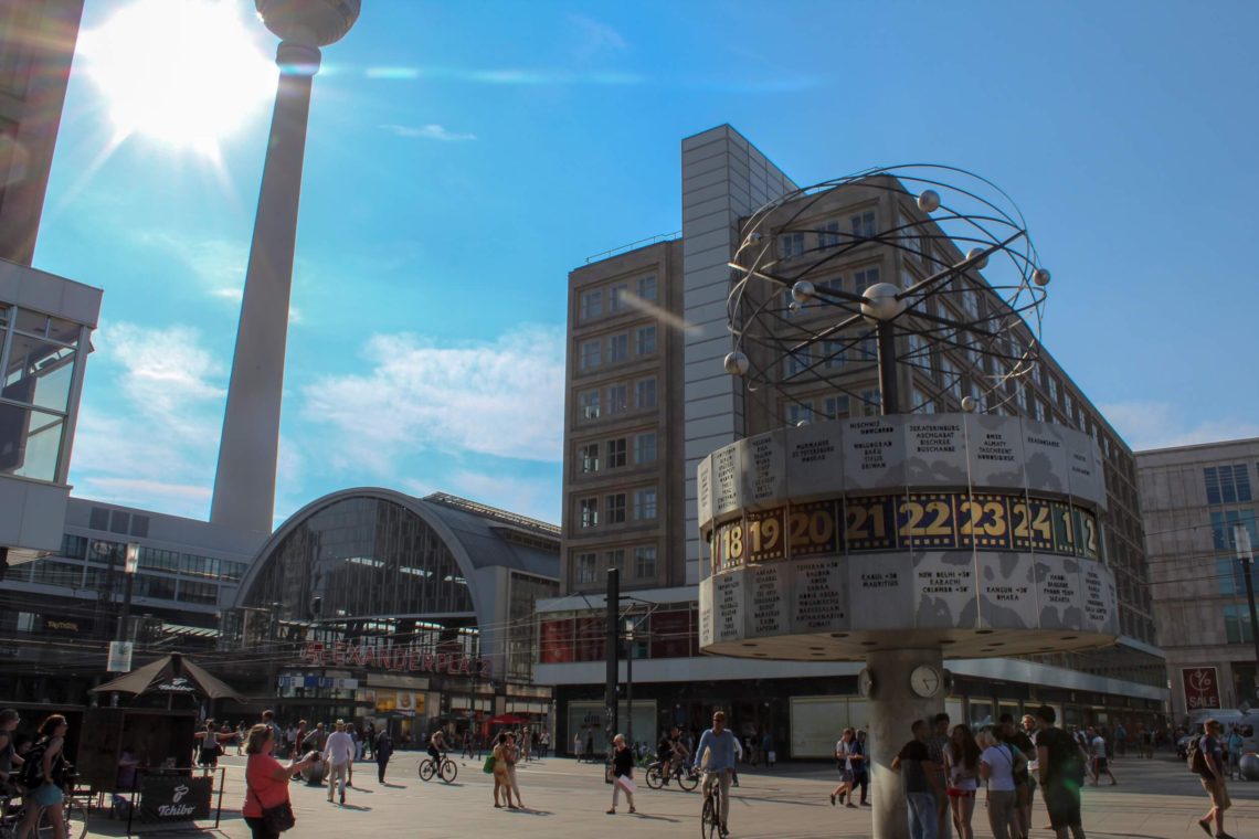 Alexanderplatz square in Berlin