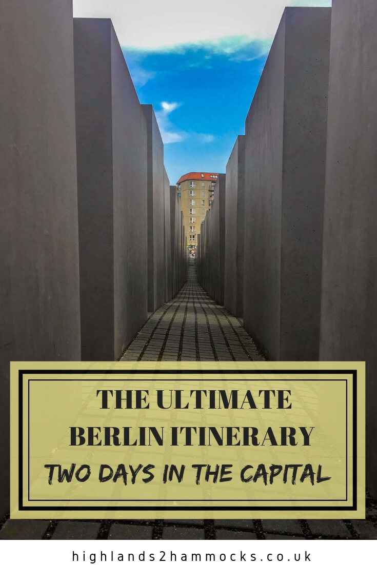 Berlin itinerary two days pinterest image