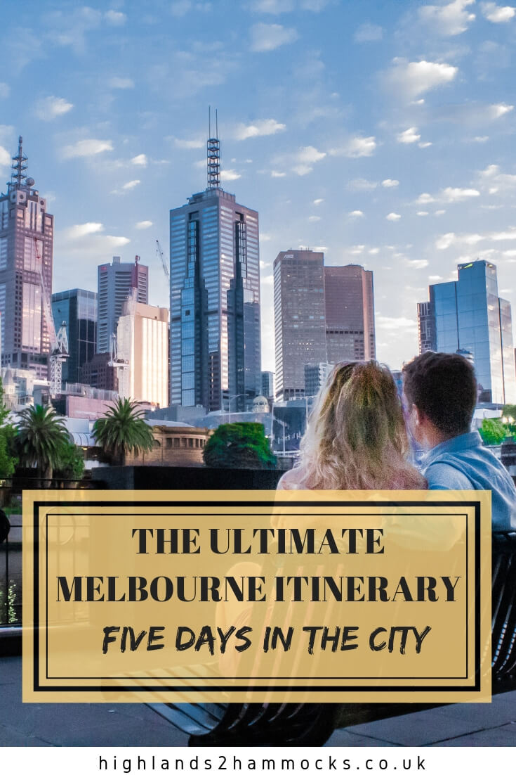 Melbourne Itinerary 5 days Pinterest image
