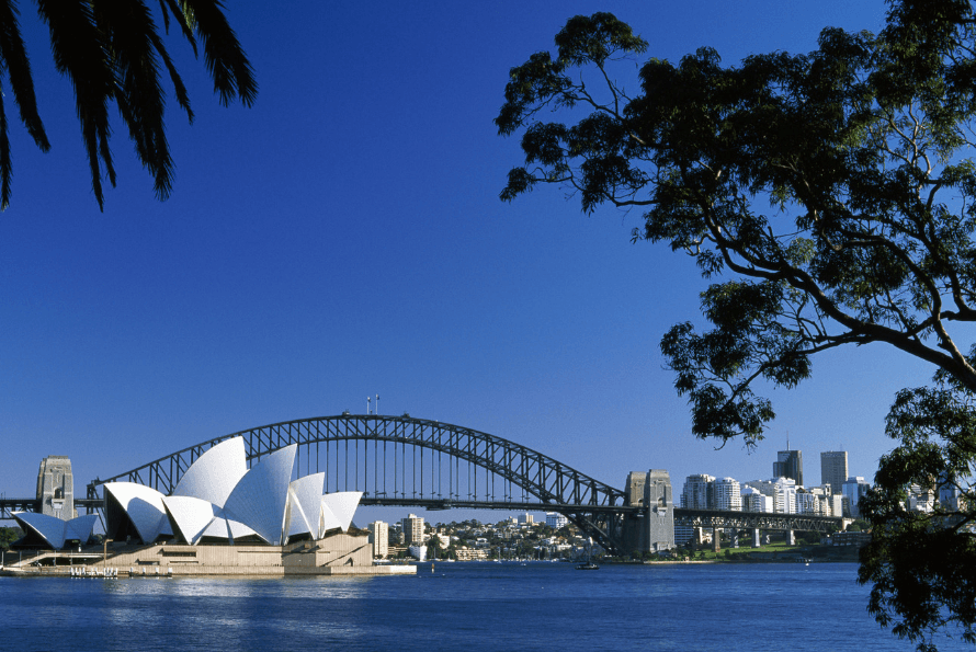 A view of Sydney Harbour