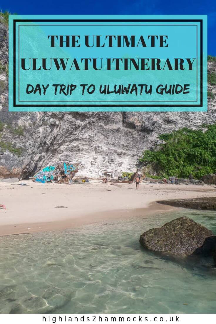 Uluwatu itinerary pinterest image