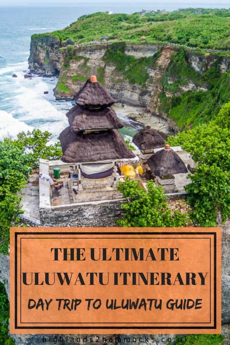 Uluwatu itinerary pinterest image