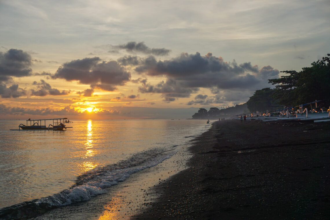 Amed Beach sunrise