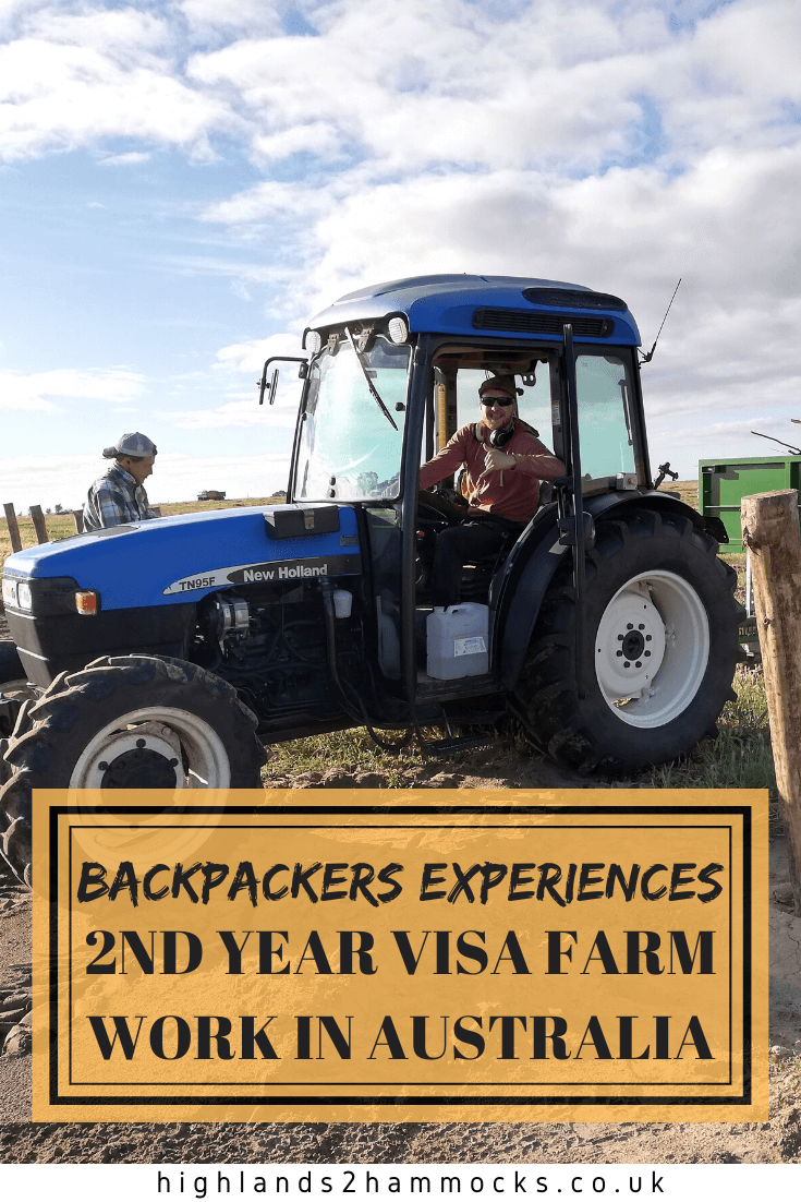 Backpacker Experience 2nd year visa farm work austraila pinterest image