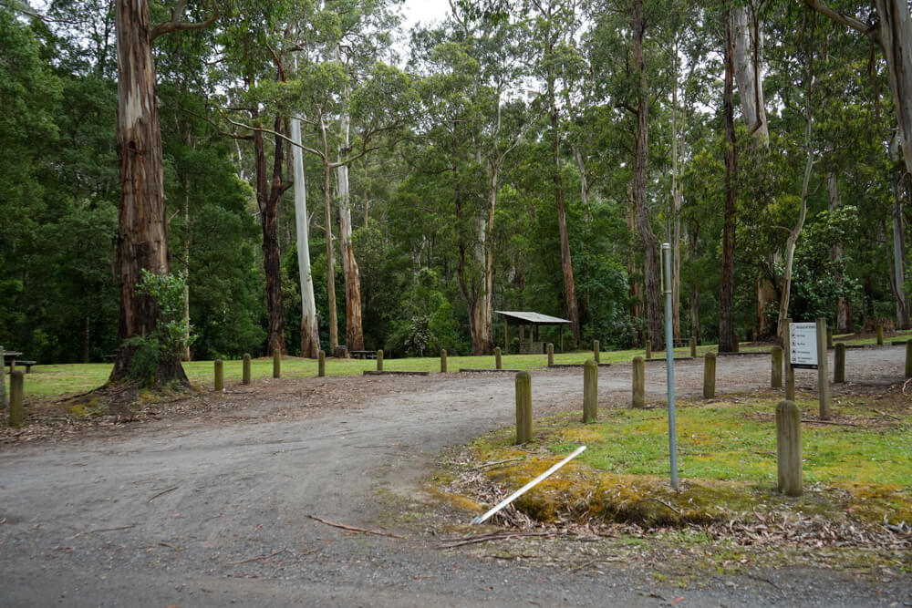 kalimna falls car park