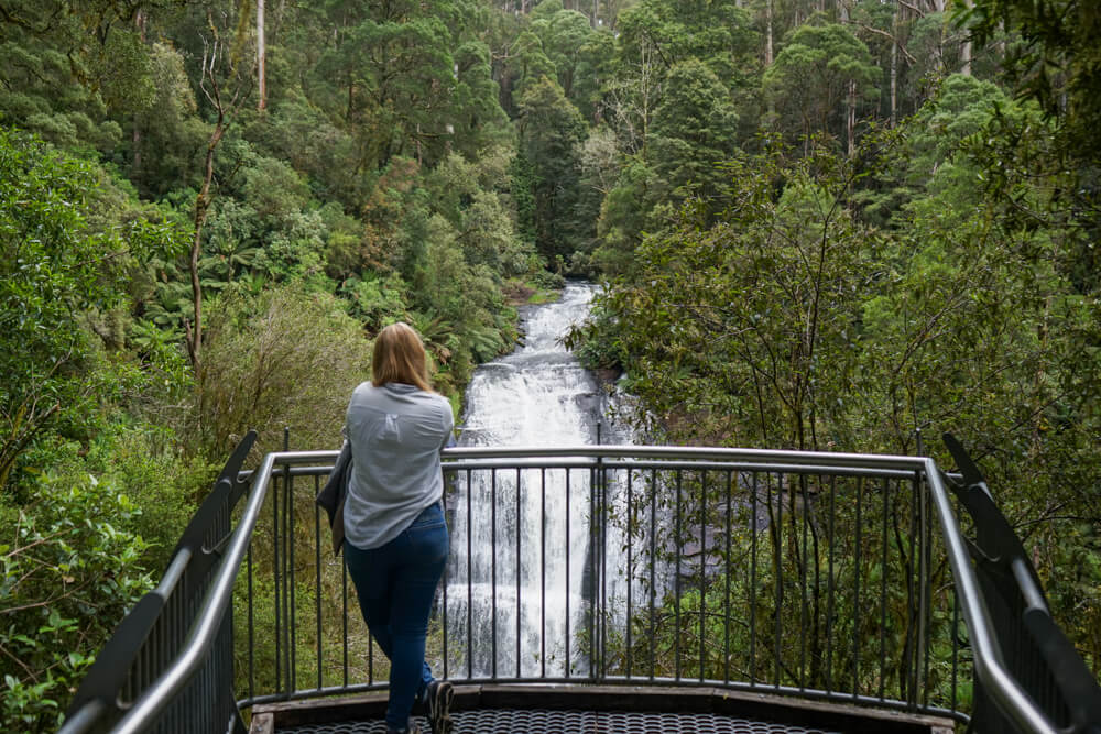 little aire falls viewing platform