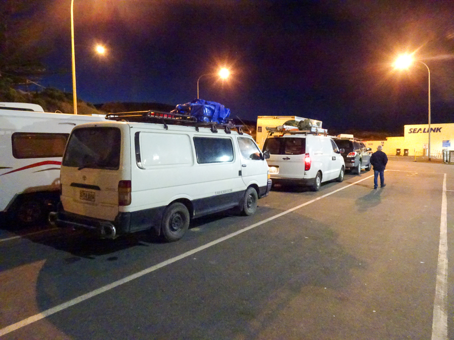 about to board the ferry to Kangaroo Island with Sealink