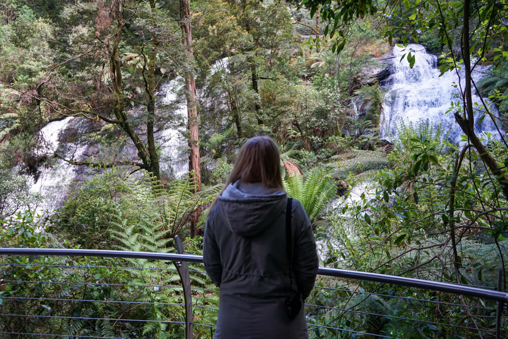 triplet falls lower viewing platform