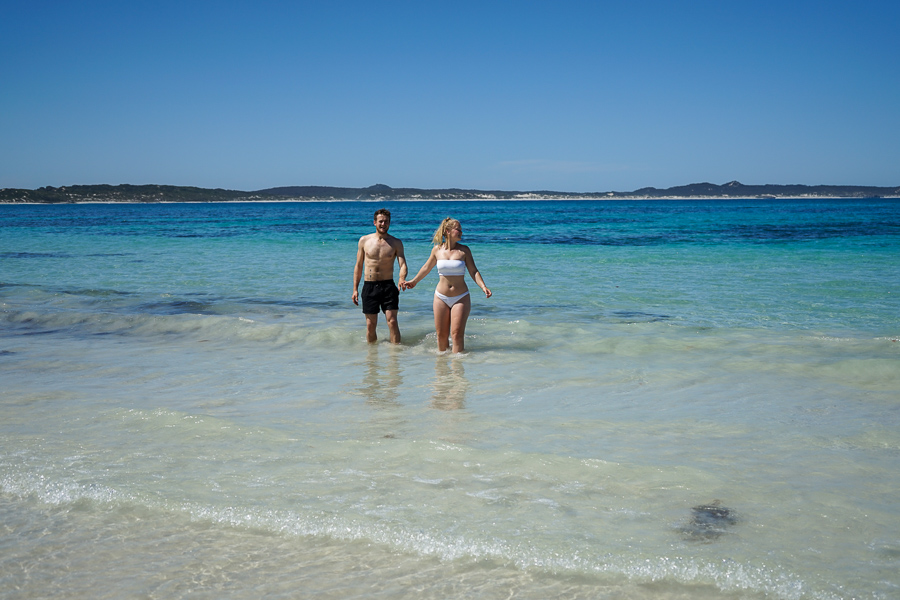 Blue waters at Vivonne Bay