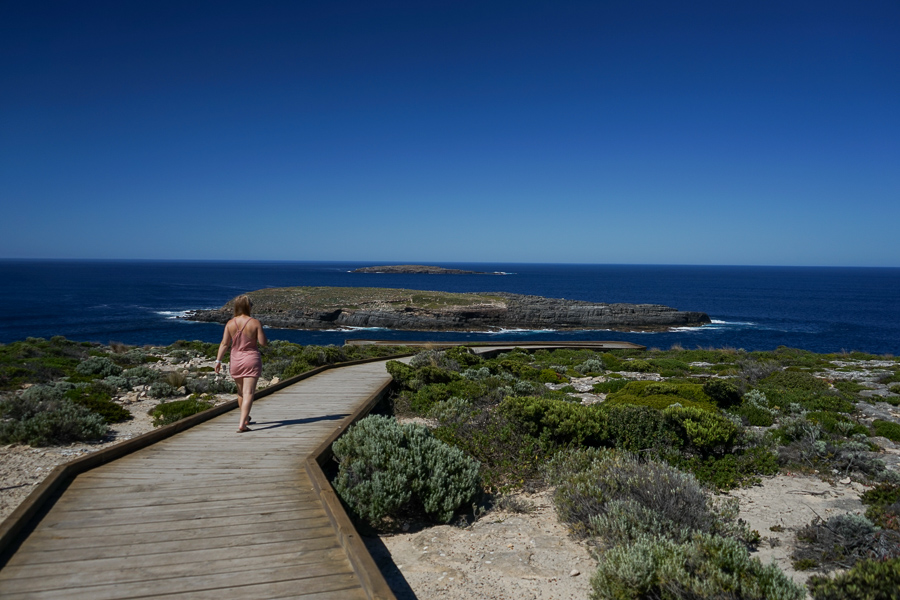 Walkway down to Admirals Arch