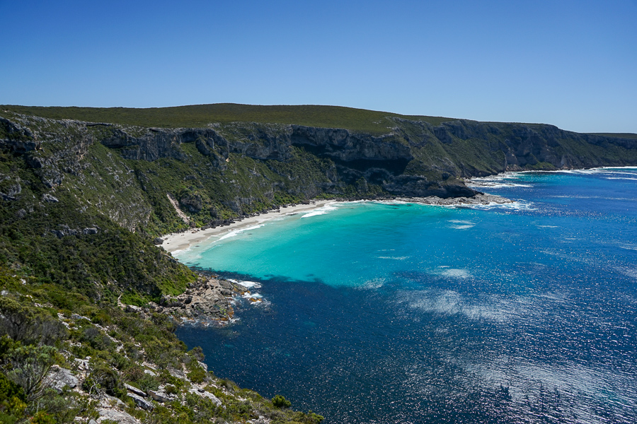 View from the top of Weirs Cove