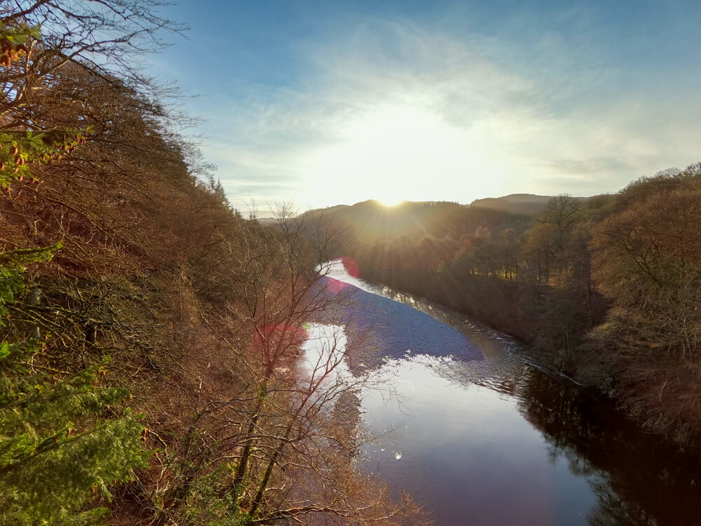 river garry below the swing