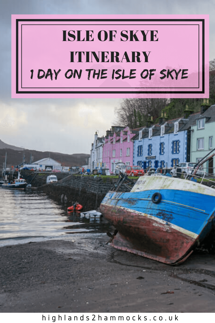 Isle of Skye Itinerary pinterest image
