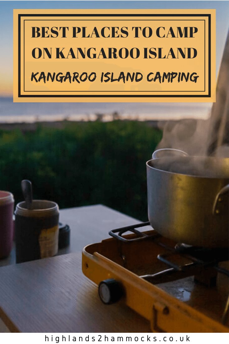 Kangaroo Island Camping Pin