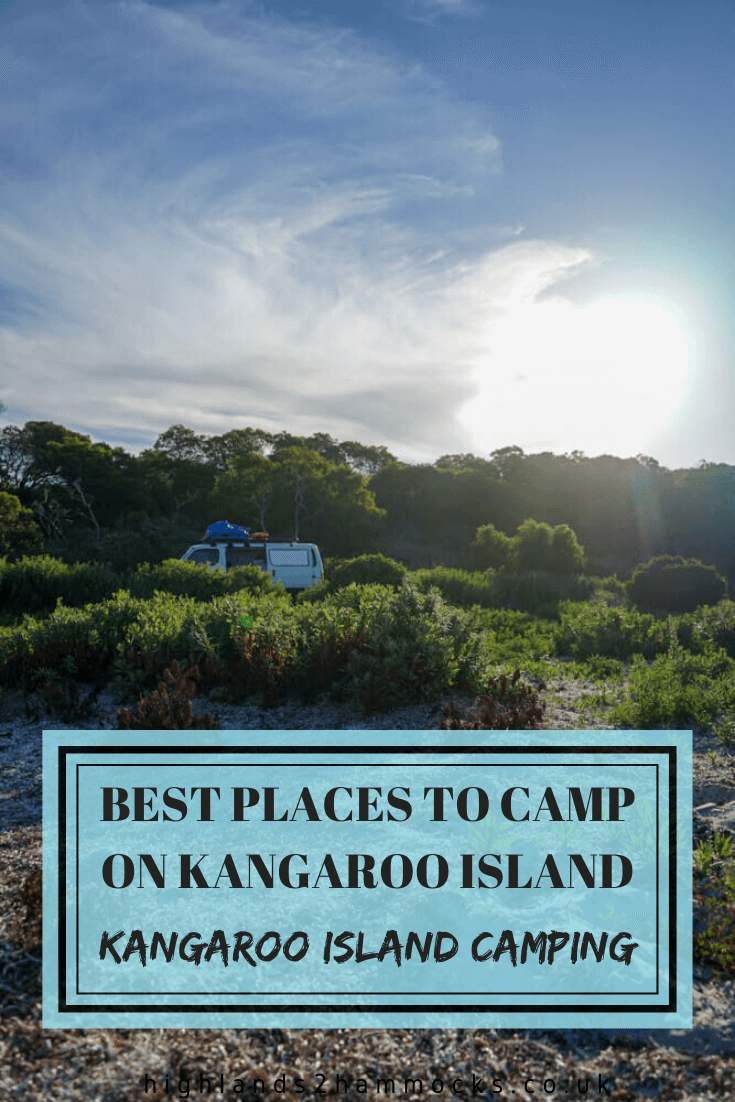 Kangaroo Island Camping Pin