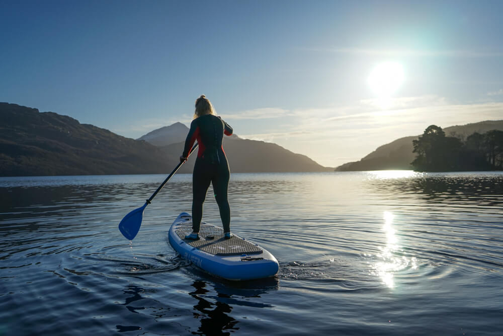 Gemma SUP on Loch Lomond