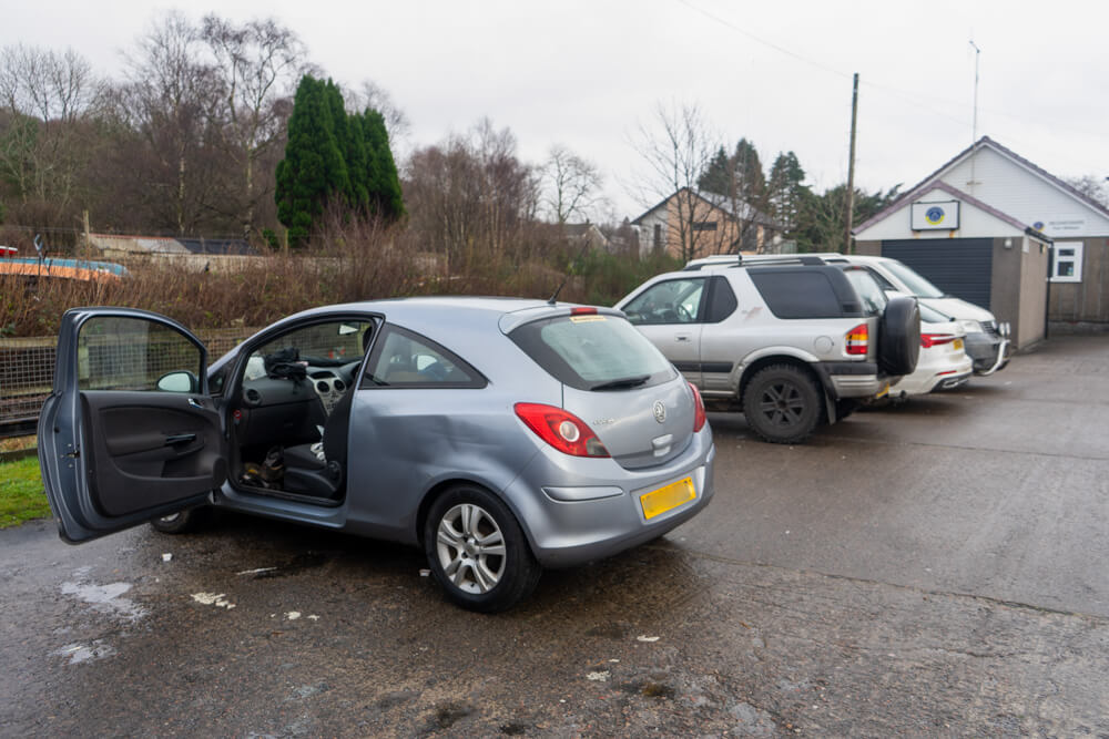 location of car park in corpach for the wreck