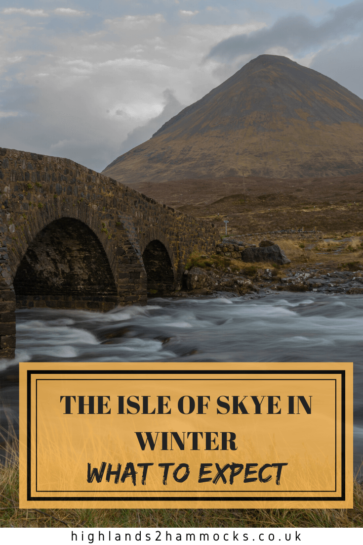 isle of skye in winter pinterest image
