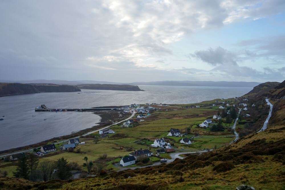 Uig Viewpoint over the town
