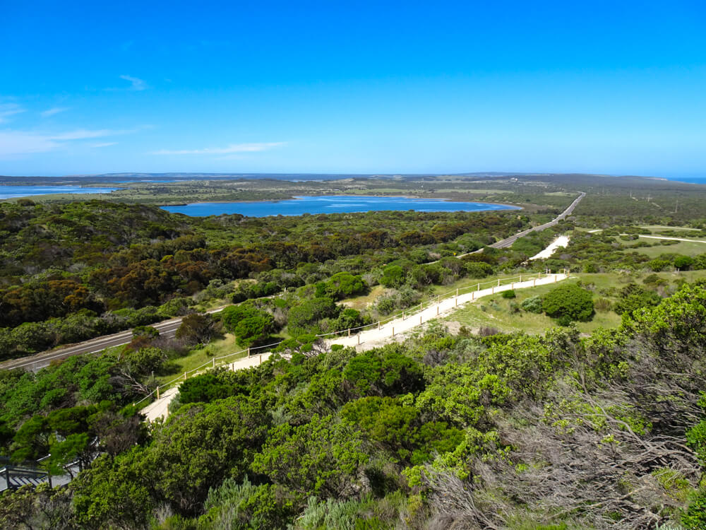 Incredible views over Kangaroo Island.