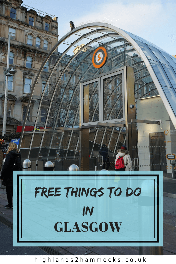 free thing to do in glasgow pinterest image