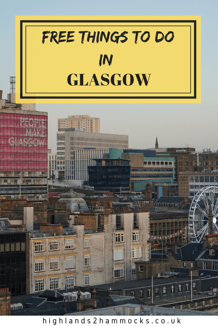 free things to do in glasgow pinterest image