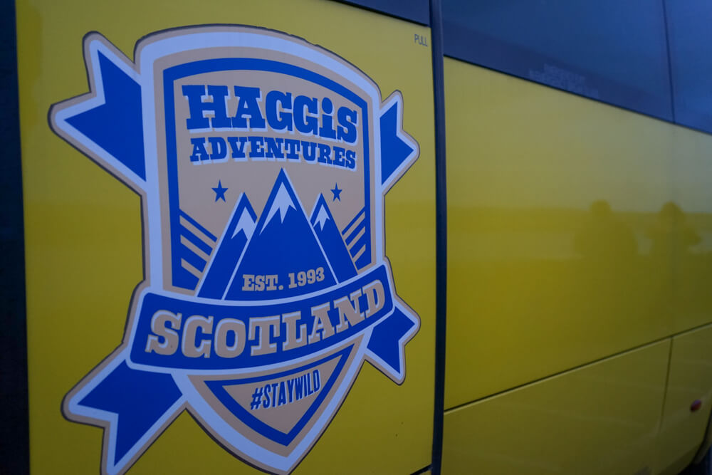 Scotland's top tour operator, Haggis Adventures.