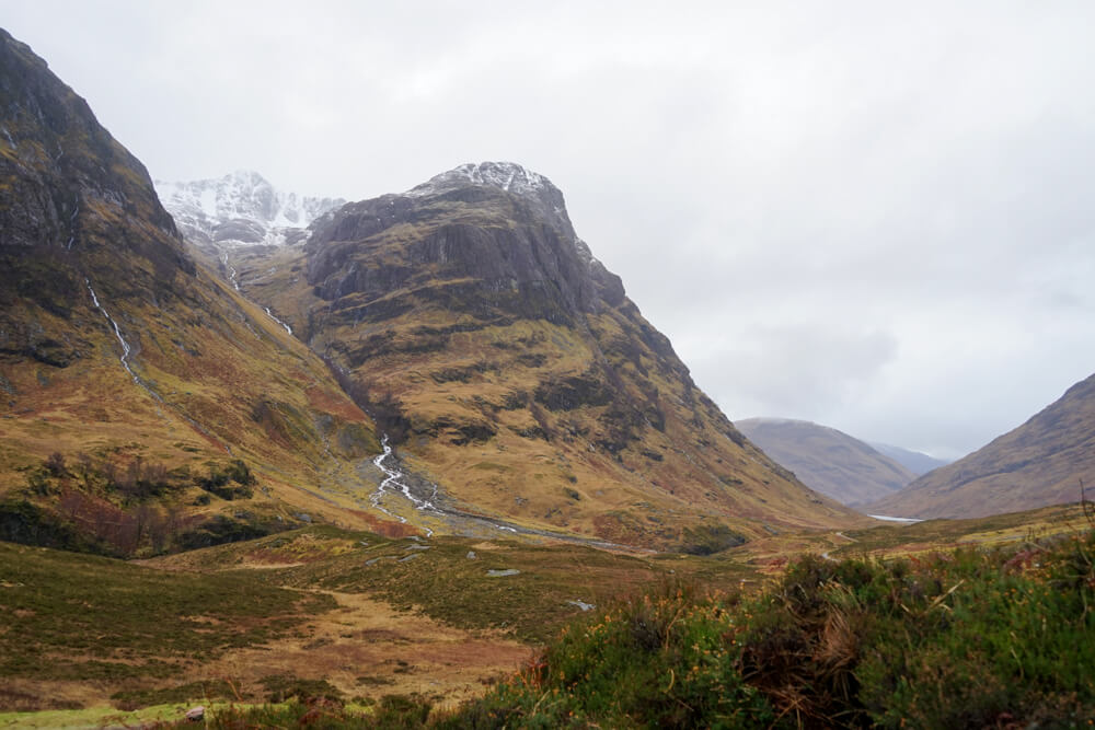 view of the three sisters in glencoe