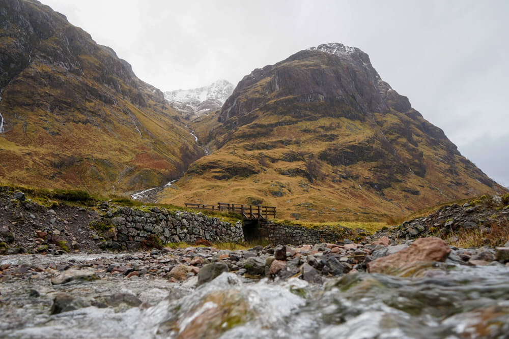 bridge at three sisters glencoe