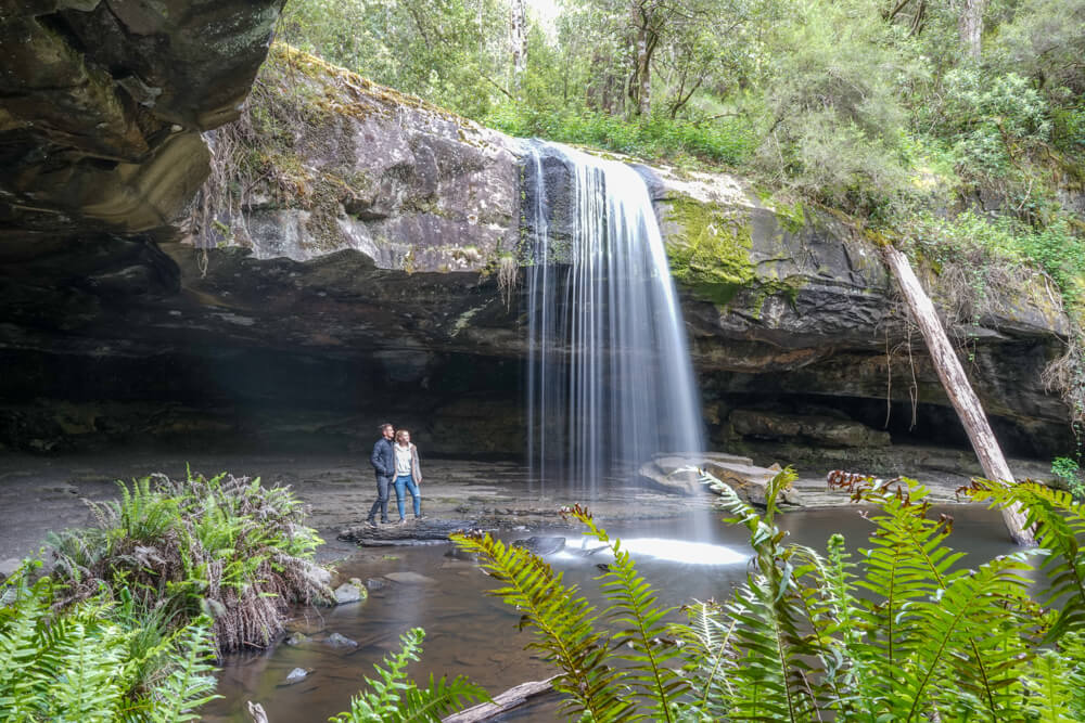 lower kalimna falls view