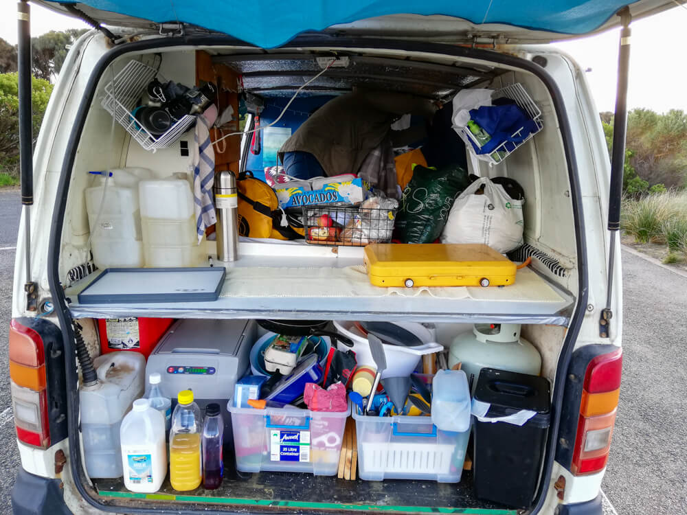 roxy the campervan interior