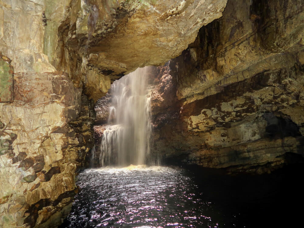 smoo cave waterfall