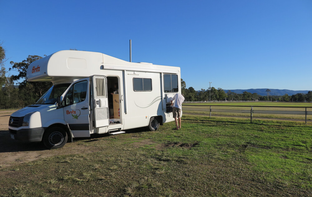 Brisbane campervan hire with Britz campervan