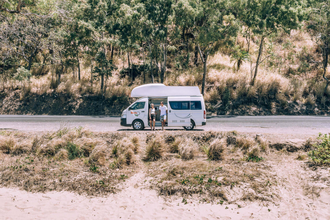 Mighty campers campervan in Cairns