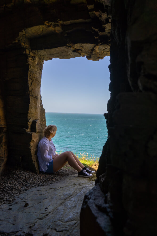 window in the rock sark