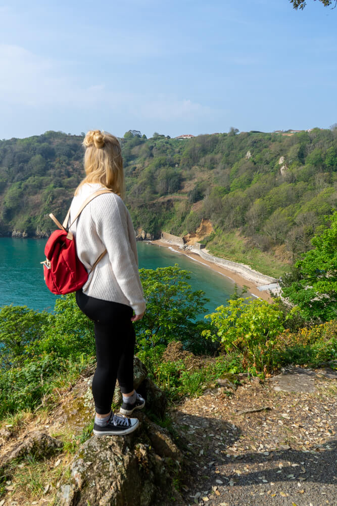 Gemma looking over Fermain Bay