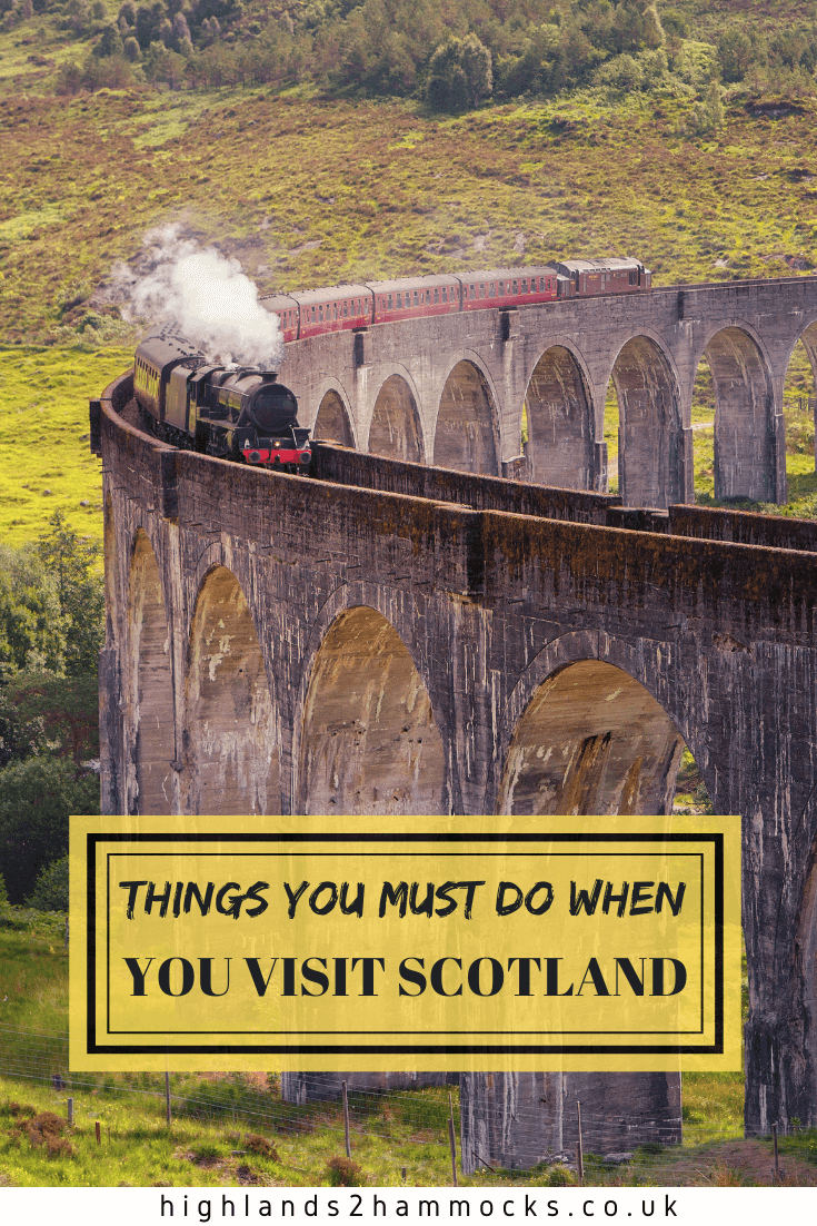 Things to do in Scotland pinterest image