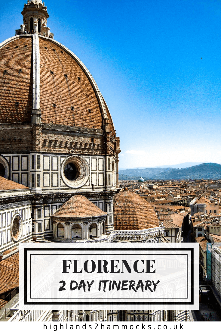 florence 2 day itinerary pin