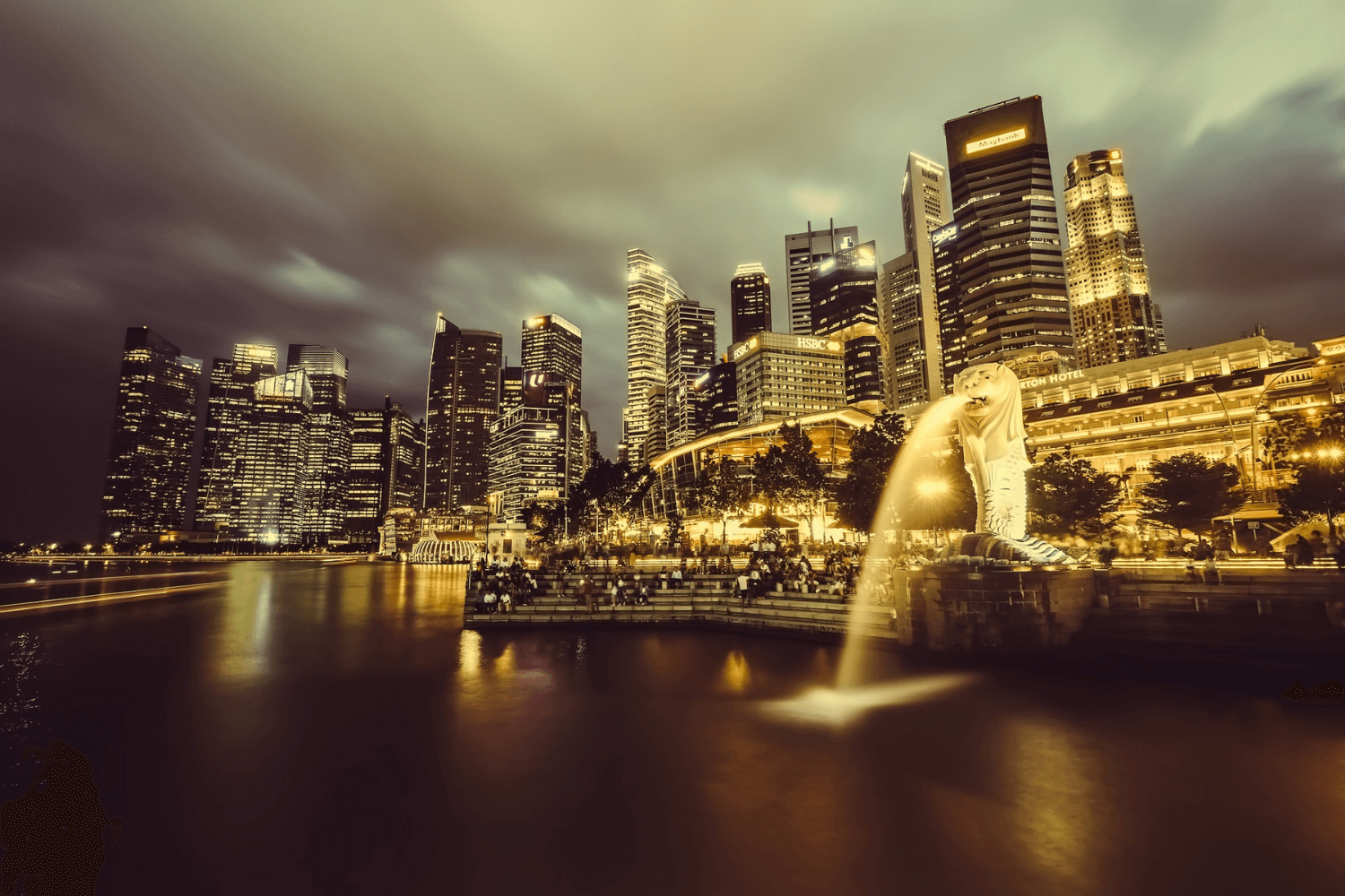 timelapse of singapore
