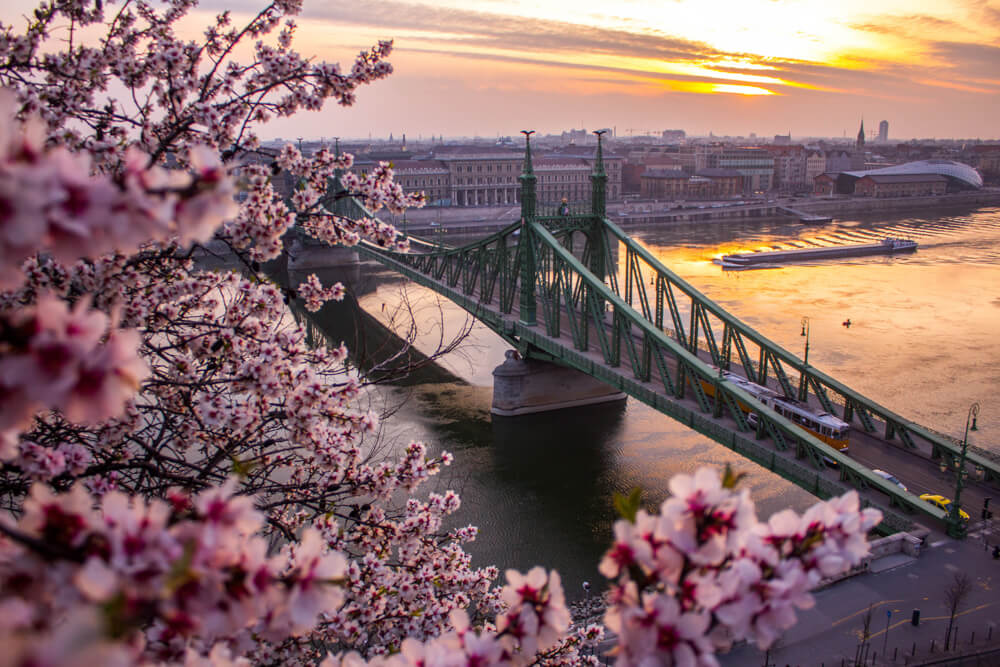 view from hill budapest